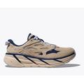 Oat Milk / Bellwether Blue - HOKA - Unisex Clifton L Suede