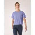Moonstone Htr / Elec - Arc'teryx - Taema Crop Logo T-Shirt Women's