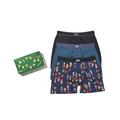 Nutcracker/Stripe/Black - Saxx - Men's Daytripper (3 Pack) Gift Box Boxer Briefs