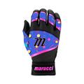 Black/Columbia Blue - Marucci Sports - Foxtrot Tee Ball Batting Gloves