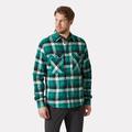 Green - Helly Hansen - Men's Lokka Organic Flannel Ls Shirt