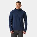 Navy - Helly Hansen - Men's Shine Solen Half-Zip Sun Hoodie