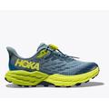 Stone Blue / Dark Citron - HOKA - Youth Speedgoat 5