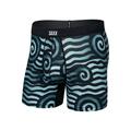 Rip Tide Stripe- Navy Blue - Saxx - Men's DropTemp Cooling Mesh Boxer Briefs