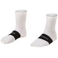 White - Trek - Race Quarter Cycling Sock