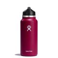 One Color - Hydro Flask - 32 oz Wide Mouth w/ Straw Lid - Snapper
