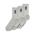 Heather Gray - On Running - Unisex Logo Sock High 3P