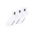 White - On Running - Unisex Logo Sock Mid 3P