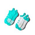 Strobe Blue/White & White/Blue - Brooks Running - Unisex Ghost Lite No Show 2-Pack