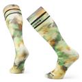 Winter Moss - Smartwool - Ski Full Cushion Groovy Tie Dye Print Over The Calf Socks