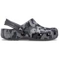Black / Grey - Crocs - Kid's Classic Camo Clog