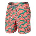 Mega Melon- Multi - Saxx - Men's Betawave 2N1 Swim Shorts