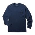 Navy - Wolverine - Men's Guardian Cotton Long Sleeve Pocket Tee