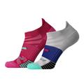 Pink/Salt & Light Grey/Salt - Brooks Running - Unisex Ghost Lite No Show 2-Pack