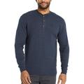 Navy - Wolverine - Men's Walden Long Sleeve Henley