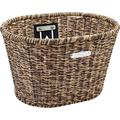 Light Brown/Black - Electra - Woven Plastic Basket