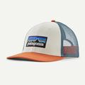 White w/Redtail Rust - Patagonia - P-6 Logo LoPro Trucker Hat