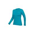 Teal - Endura - BaaBaa Blend Women's Long Sleeve Cycling Baselayer