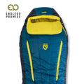 Abyss/Green Sheen - NEMO - Forte Endless Promise Men's Synthetic Sleeping Bag