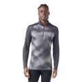 Charcoal Foggy Pines - Smartwool - Men's Classic Thermal Merino Base Layer 1/4 Zip