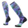 Black - Smartwool - Women's Ski Electric Lotus Print Over The Calf Socks