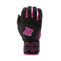 Black/Columbia Blue - Marucci Sports - Blacksmith Wrap Adult Batting Gloves