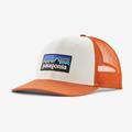 White w/Redtail Rust - Patagonia - P-6 Logo Trucker Hat