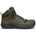 Dark Olive/Black - Keen - Men's Reno Mid KBF Waterproof (Carbon-Fiber Toe)