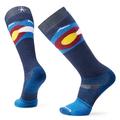 Laguna Blue - Smartwool - Snowboard Targeted Cushion Colorado Over The Calf Socks