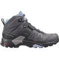 Magnet / Black / Zen Blue - Salomon - Women's X Ultra 4 Mid Gore-Tex