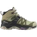 Alfalfa / Deep Lichen Green / Almond Milk - Salomon - Women's X Ultra 4 Mid Gore-Tex