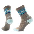 Military Olive/Fossil - Smartwool - Women's Hike Light Cushion Zig Zag Valley Mid Crew Socks