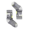 Medium Gray - Smartwool - Kids' Hike Hiking Bear Crew Socks