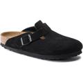 Black - Birkenstock - Boston Soft Footbed Suede Leather