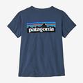 Utility Blue - Patagonia - Women's P-6 Logo Responsibili-Tee