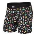 Fun Bits- Black - Saxx - Men's Daytripper Open Fly Boxer Briefs