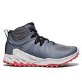 Steel Grey/Poppy Red - Keen - Men's Zionic Waterproof Hiking Boot