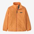 Vivid Apricot - Patagonia - Kid's Nano Puff Brick Quilt Jacket