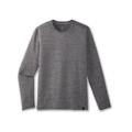 Htr Charcoal - Brooks Running - Mens Luxe Long Sleeve