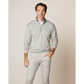 Light Gray - Johnnie-O - Men's Hanks "Summerweight Sully" 1/4 Zip Pullover