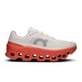 White | Flame - On Running - Womens Cloudmonster