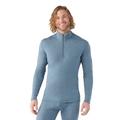 Pewter Blue Heather - Smartwool - Men's Classic Thermal Merino Base Layer 1/4 Zip