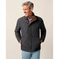 Dark Gray - Johnnie-O - Men's Juno Quilted Snap Jacket