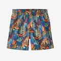 Joy: Pitch Blue - Patagonia - Kid's Baggies Shorts 5 in. - Lined