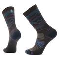 Chestnut - Smartwool - Hike Light Cushion Mountain Range Pattern Crew Socks