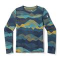 Blueberry Mtn Scape - Smartwool - Kid's Classic Thermal Merino Base Layer Crew