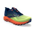 Sharp Green/Navy/Firecracker - Brooks Running - Men's Cascadia 17