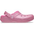 Pink Tweed - Crocs - Kid's Classic Lined Glitter Clog