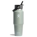 Agave - Hydro Flask - 32 oz Wide Mouth Travel Bottle with Flex Straw Cap