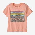 Sunlit Pink - Patagonia - Baby Fitz Roy Skies T-Shirt